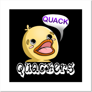 Quackers, Duck Quack, Baby Duck, Twitch Streamer Emote Posters and Art